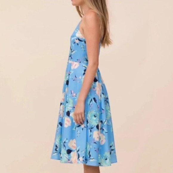 YUMI KIM Moonlight Dress in Sky Blue Garden Rose M - Picture 2 of 15